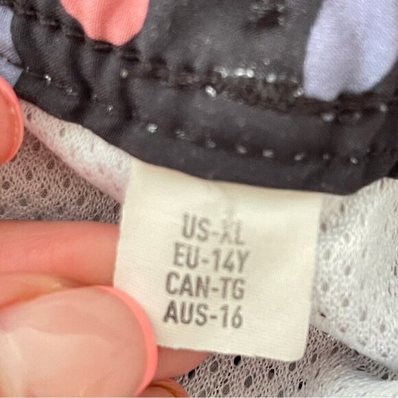 Boys Volcom Swin shorts tropical elastic waist swim trunks size X-large - Picture 8 of 9